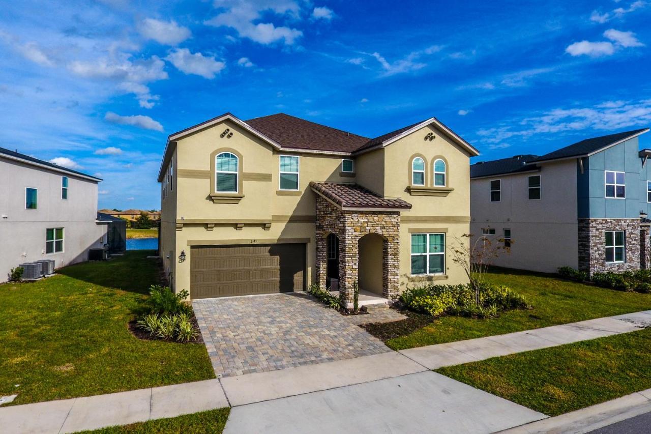 Brand New 9 Bedrooms House With Private Pool, Star Wars Game Room, Theme Rooms And Lake View Sa2145 Kissimmee Bagian luar foto