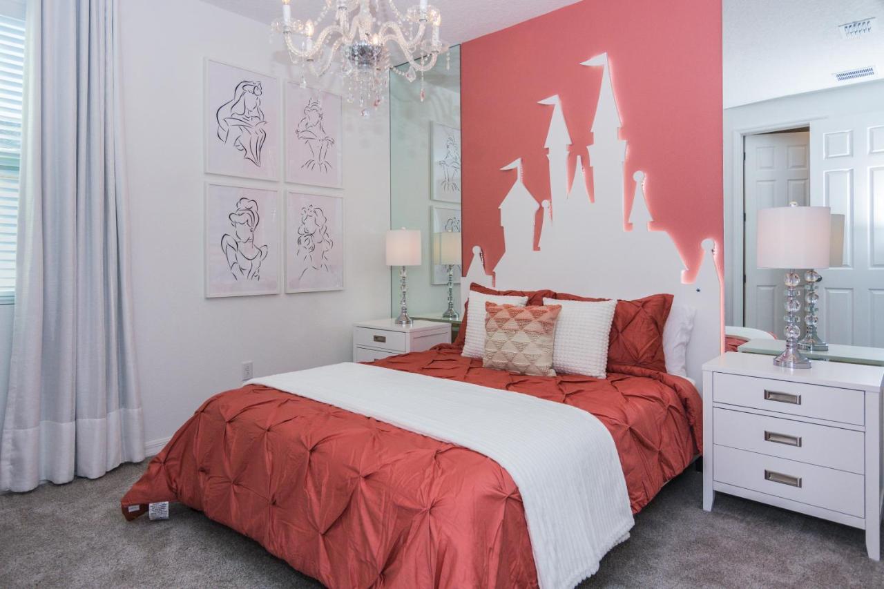 Brand New 9 Bedrooms House With Private Pool, Star Wars Game Room, Theme Rooms And Lake View Sa2145 Kissimmee Bagian luar foto