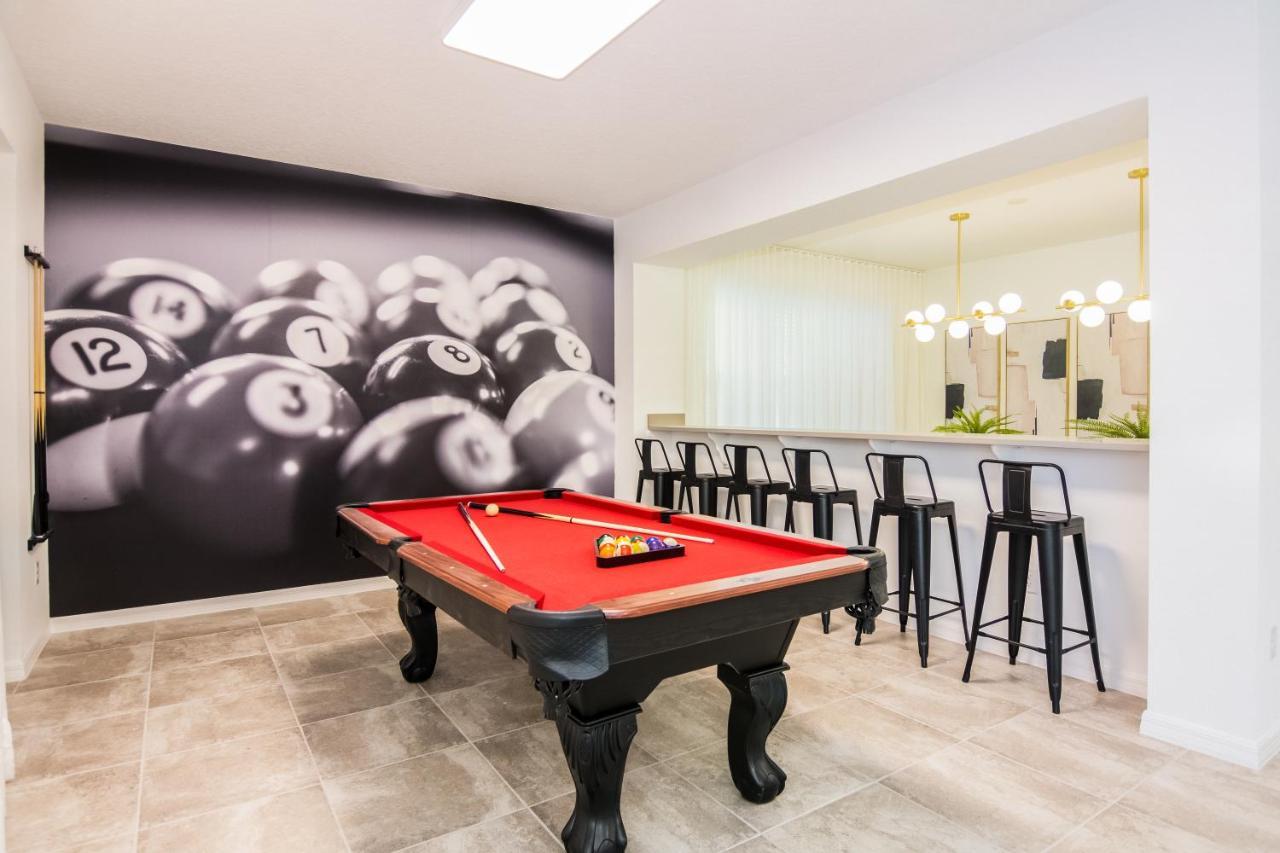 Brand New 9 Bedrooms House With Private Pool, Star Wars Game Room, Theme Rooms And Lake View Sa2145 Kissimmee Bagian luar foto