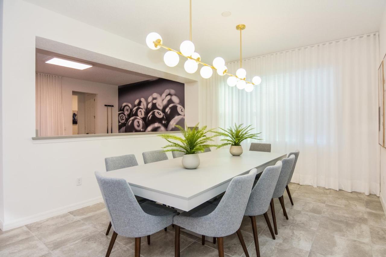 Brand New 9 Bedrooms House With Private Pool, Star Wars Game Room, Theme Rooms And Lake View Sa2145 Kissimmee Bagian luar foto